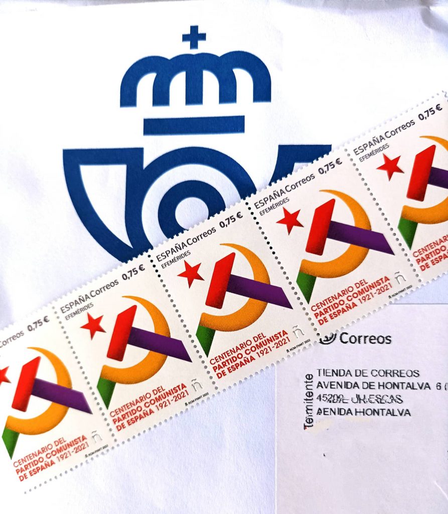 Correos va a sacar una segunda tirada del sello del PCE tras agotar la primera en una semana